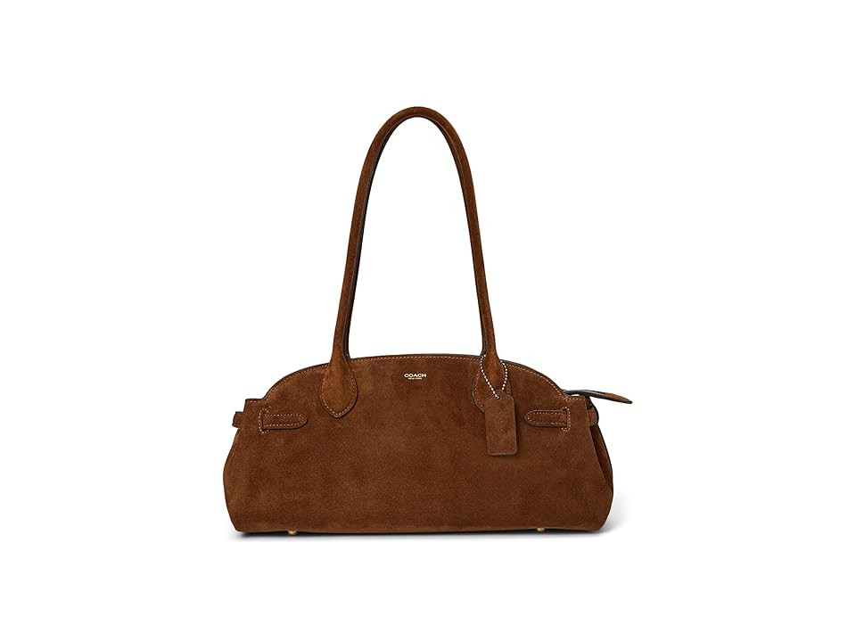 COACH Empire Carryall Bag 34 Satchel Women's Handbags Warm Brown, Leather | Zappos