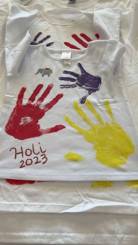 DIY Holi shirts
.
#crazyaboutcouture 

#LTKfamily #LTKbaby #LTKkids
