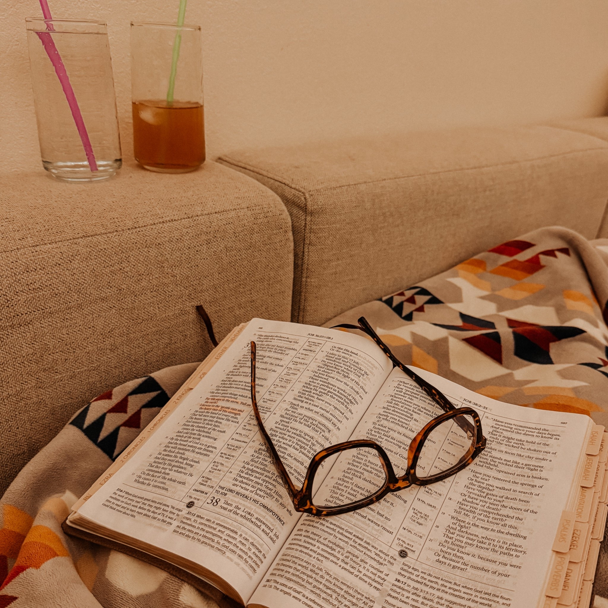 Being fed with Gods word and tea ☕️ 
My Bible is the NKJV by chic smith, but this other study Bible I links is great too. 

#LTKHome #LTKselfcare