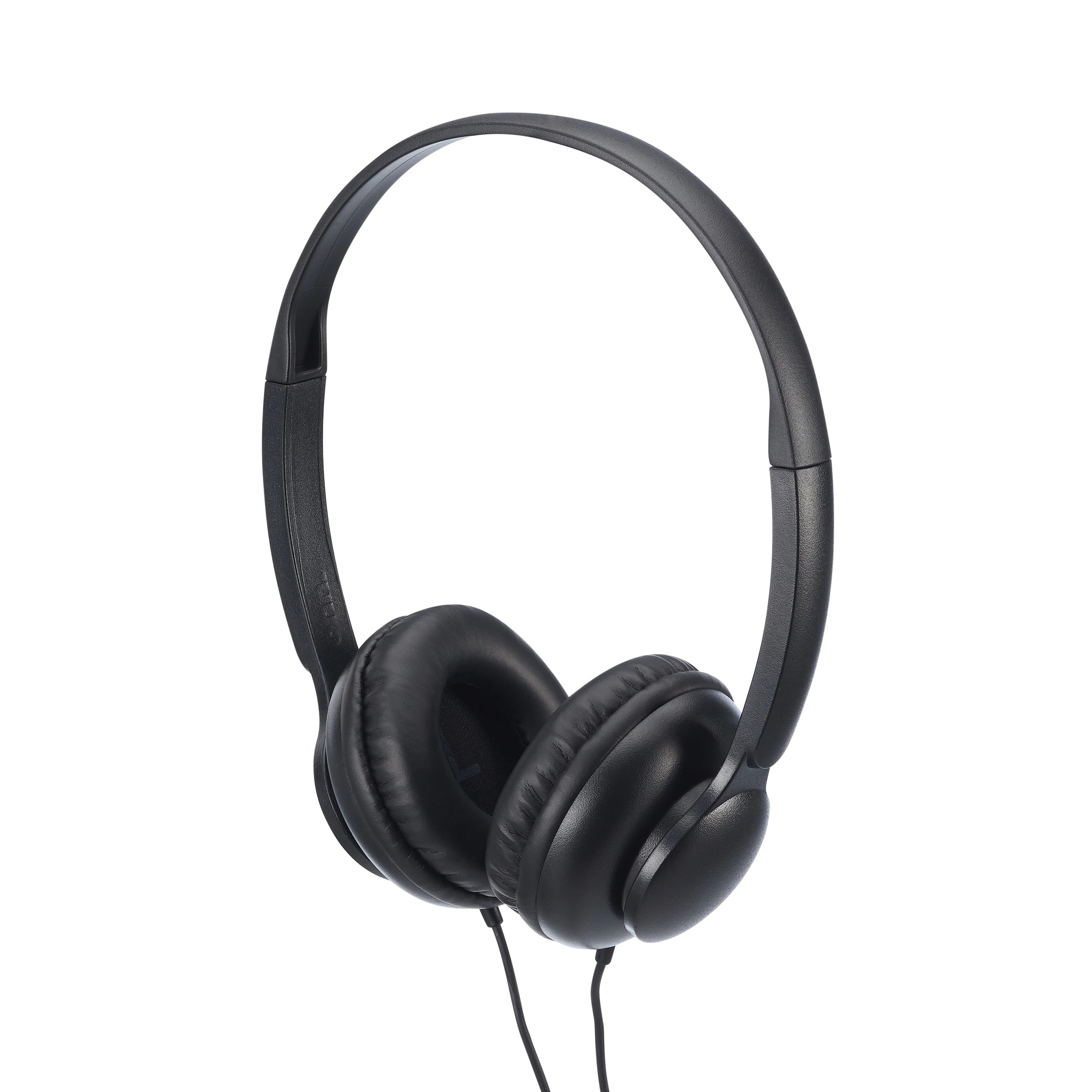 onn. On-Ear Wired Headphones, Black - Walmart.com | Walmart (US)