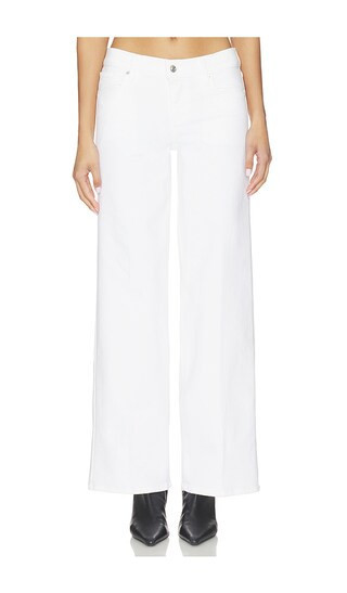 FRAME Low Rise Le Slim Palazzo Jeans in White. - size 29 | Revolve Clothing (Global)