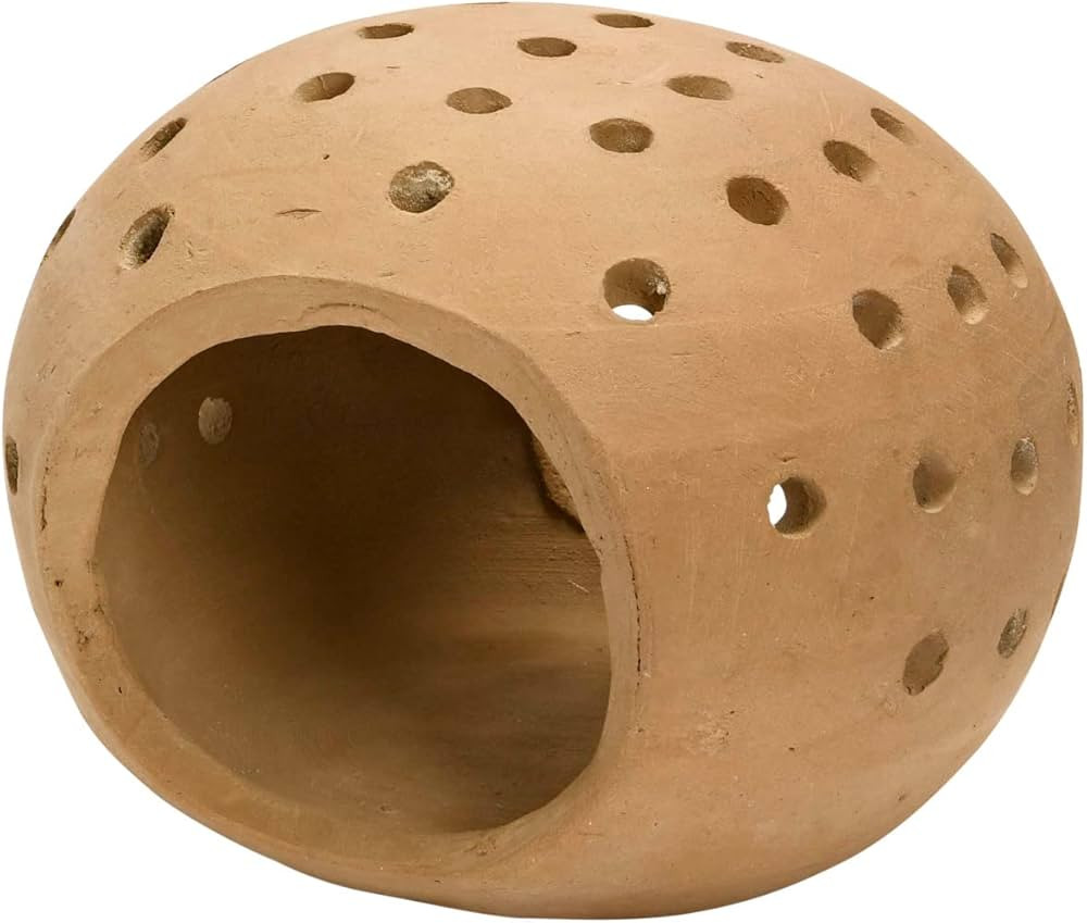 Creative Co-Op Handmade Terracotta Candle Holder with Cutouts Candleholders, 6" L x 5" W x 5" H, ... | Amazon (US)