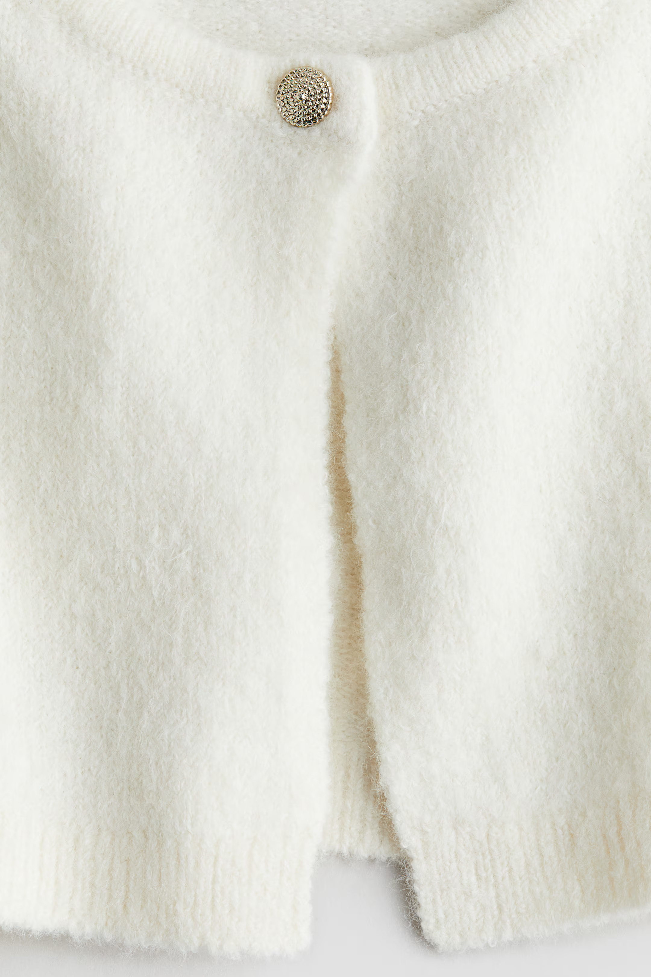 Soft-Brushed Cardigan - White - Kids | H&M US | H&M (US + CA)