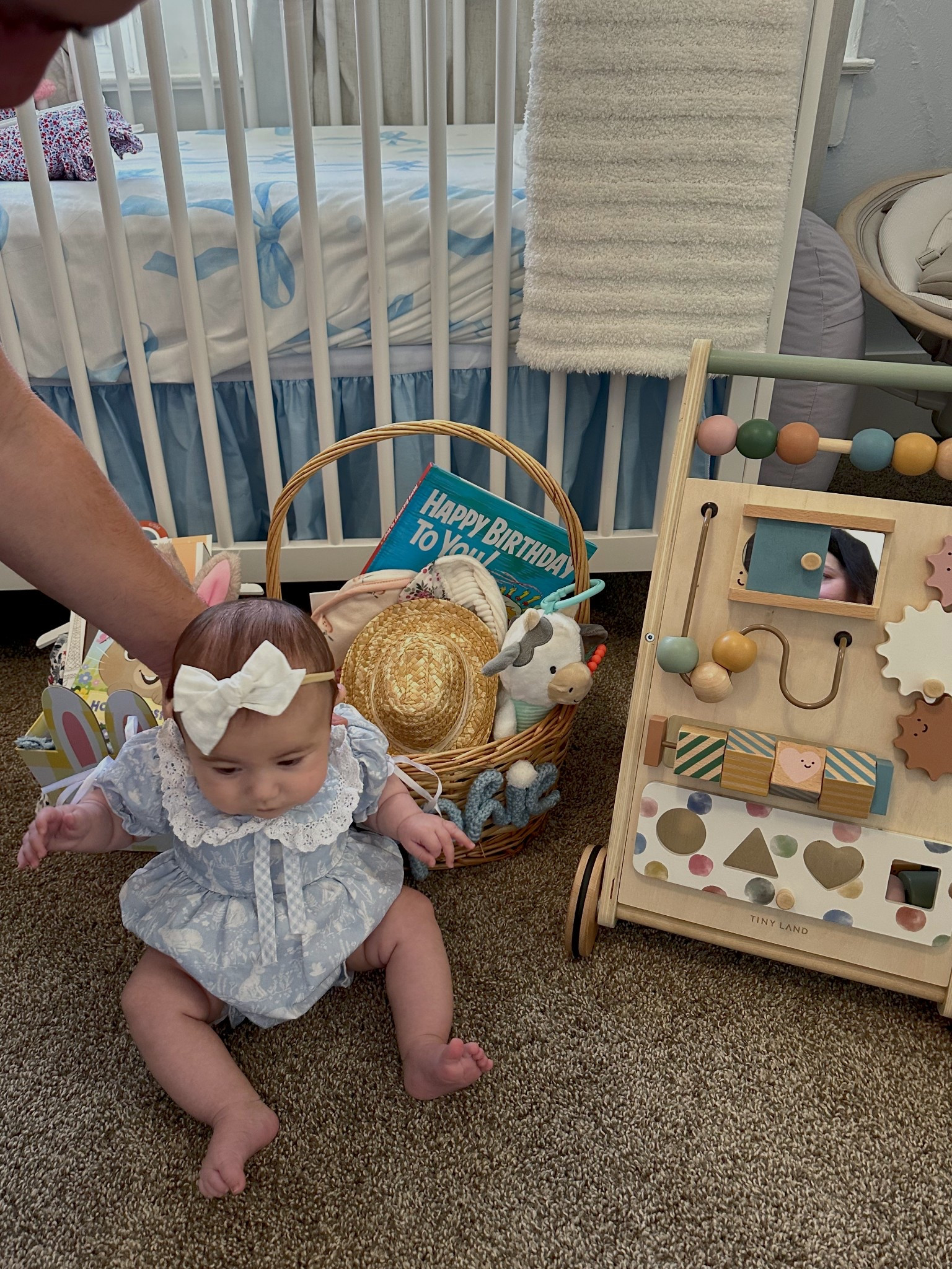 Baby Easter basket & walker as an Easter gift! 

#LTKBaby #LTKSeasonal #LTKKids