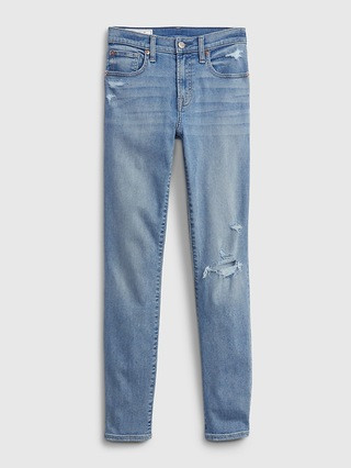 Mid Rise True Skinny Jeans with Washwell | Gap (US)