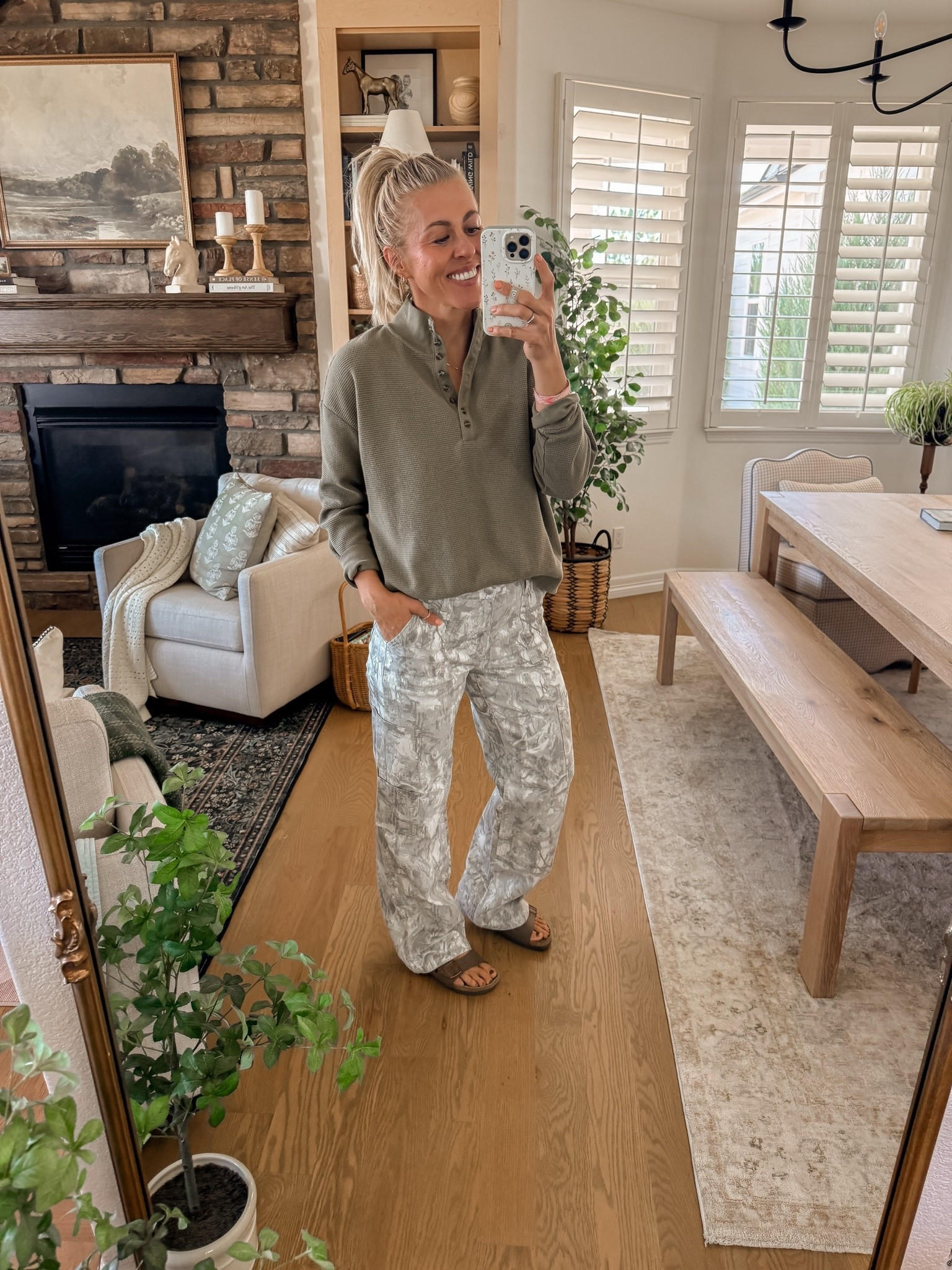 Wearing small tall in these pants from Walmart! And wearing large in these pants waffle knit top. Cozy fall outfit. 

Camo pants, Henley, Walmart style, Sarah Joy

#LTKgrwm #LTKootd #LTKdayinmylife