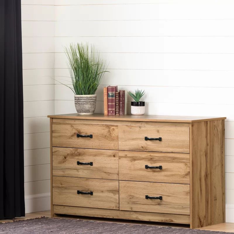 Tassio 6 Drawer 52'' W Double Dresser | Wayfair North America