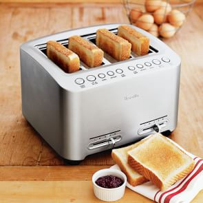 Breville Die-Cast 4-Slice Smart Toaster | Williams-Sonoma