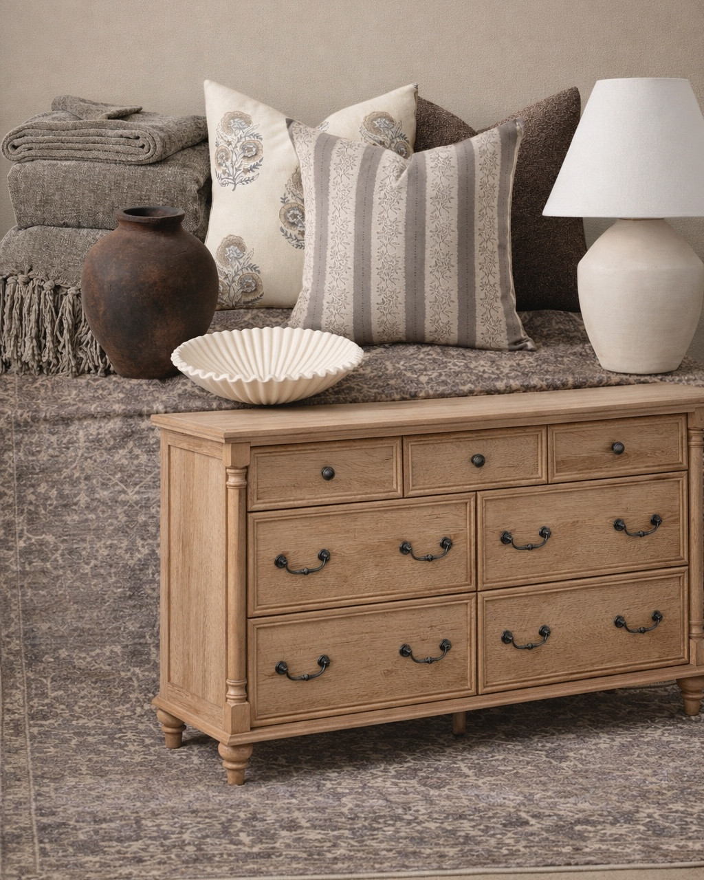 Neutral Bedroom Amazon Finds That Look High End

Follow @farmtotablecreations on Instagram for more home finds you’ll love 🤍

These Amazon pieces are giving that warm, elevated look without the high price tag. From the textured pillows to the soft layered throw and timeless wood dresser, everything works together to create a cozy, collected space that feels straight out of a magazine. Perfect for refreshing a bedroom or adding those finishing touches that make a space feel complete.

#bedroomdecor #dresser #throwblanket #pillows #homedecor #amazonhome #bedroomfurniture #neutraldecor #area rug #tablelamp

#LTKHome #LTKSaleAlert