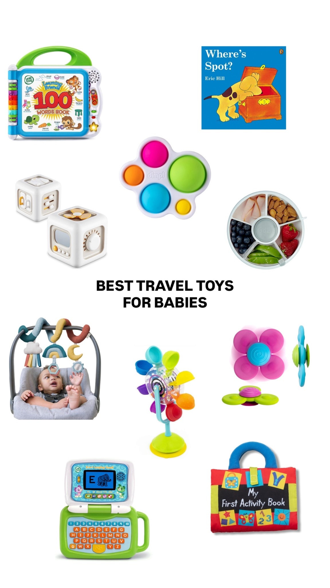 Tried & true toys that will keep your baby entertained while traveling! Recommended for babies 6-18 months!! 👶🏼🚙🤍

#LTKBaby #LTKFamily #LTKTravel