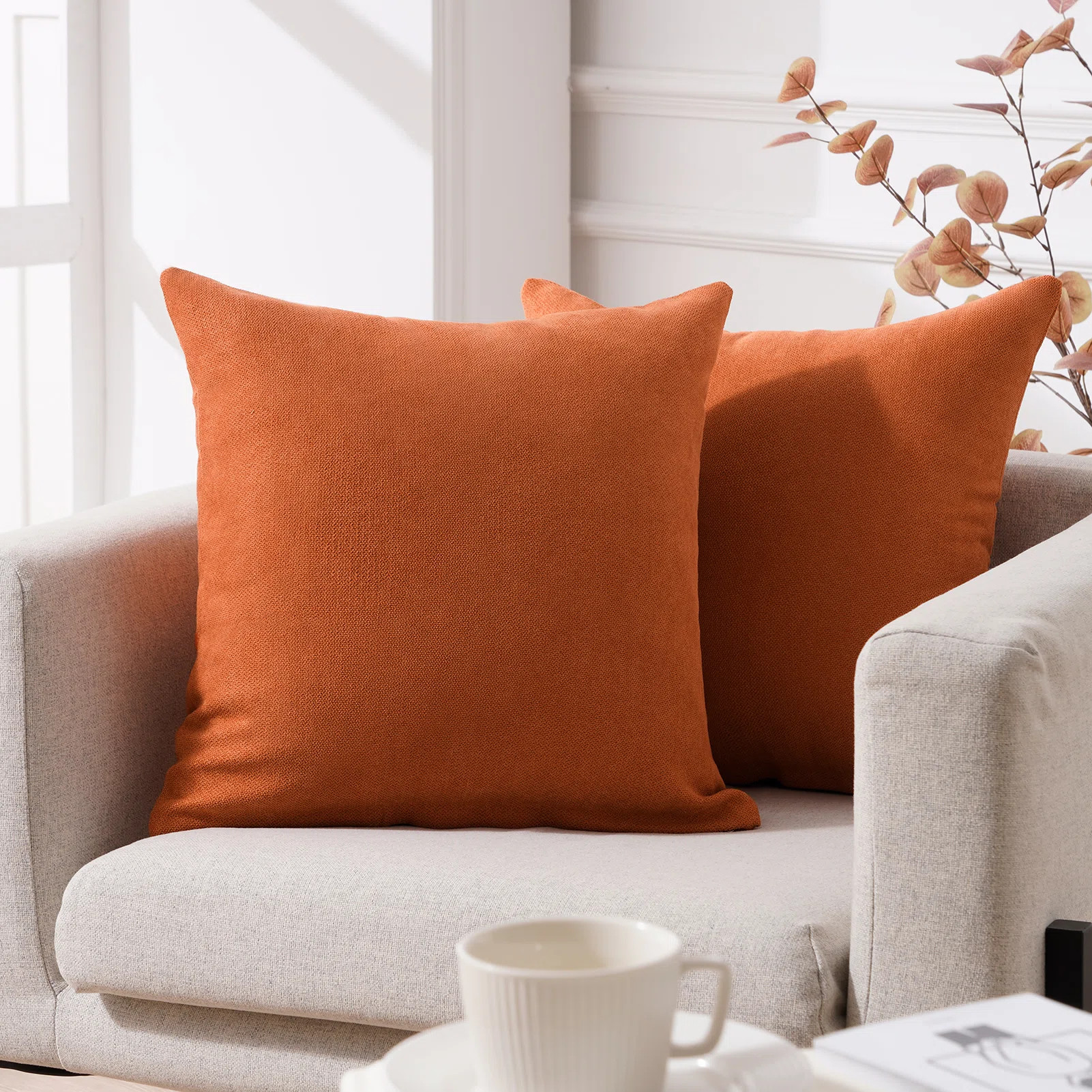 Björg Square Pillow Chenille Cover | Wayfair North America