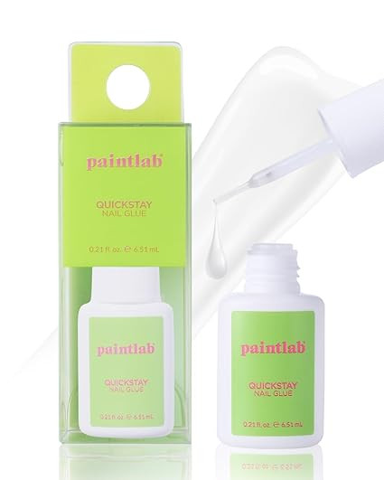 PaintLab Brush On Nail Glue for Press Ons - Professional Nail Glue for Acrylic Nails | Vegan & Cr... | Amazon (US)
