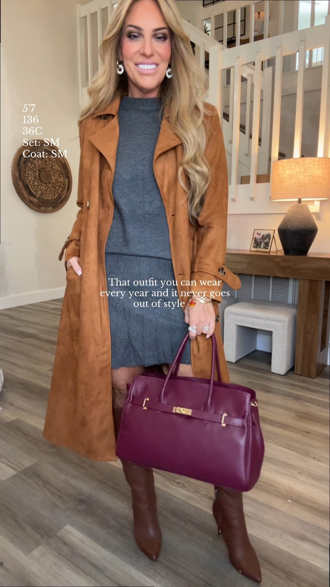 A classy outfit never goes out of style. This faux suede trench coat feels like pure luxury — soft, elegant, and timeless. And this two-piece set? It’s the kind you’ll keep reaching for. You can wear it together or mix and match each piece a dozen different ways. These are those closet staples you’ll have on repeat all season long.

#LTKHoliday #LTKSeasonal #LTKStyleTip