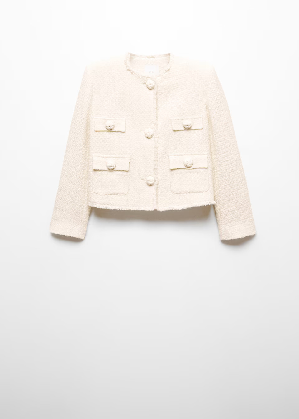 Pocket tweed jacket | MANGO (US)