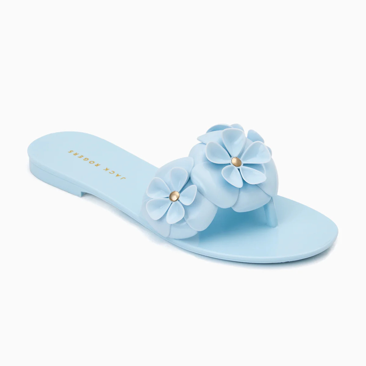 Amelia Flower Baby Blue Jelly Sandal | Jack Rogers