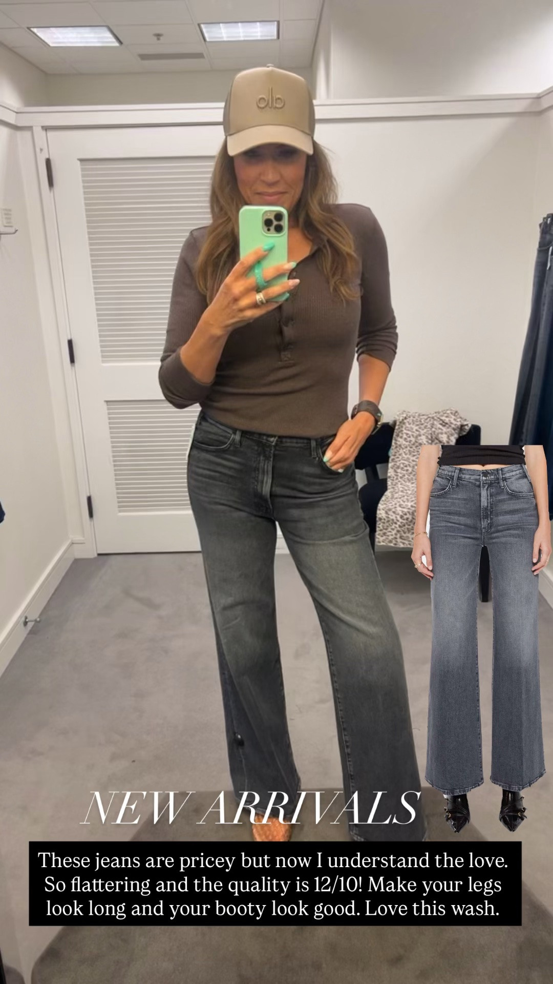Nordstrom New Arrivals, New Arrival Mother jeans! I now understand the love of Mother jeans! They make your legs look long and your booty look good! The quality is so good! This is the ‘Outta Sight’ wash. @nordstrom #LaidbackLuxeLife

Jeans: 31  Note: I am usually a 29 (size 8) but I had to size up in this style. I am 5’10” for reference.
Shoes: Run TTS

Hey Beautiful! Feel free to comment on this post if you have any questions! 🫶🏽

Follow me for more fashion finds, beauty faves, lifestyle, home decor, sales and more! So glad you’re here!! XO, Karma

#LTKootd #LTKmomlife #LTKTall