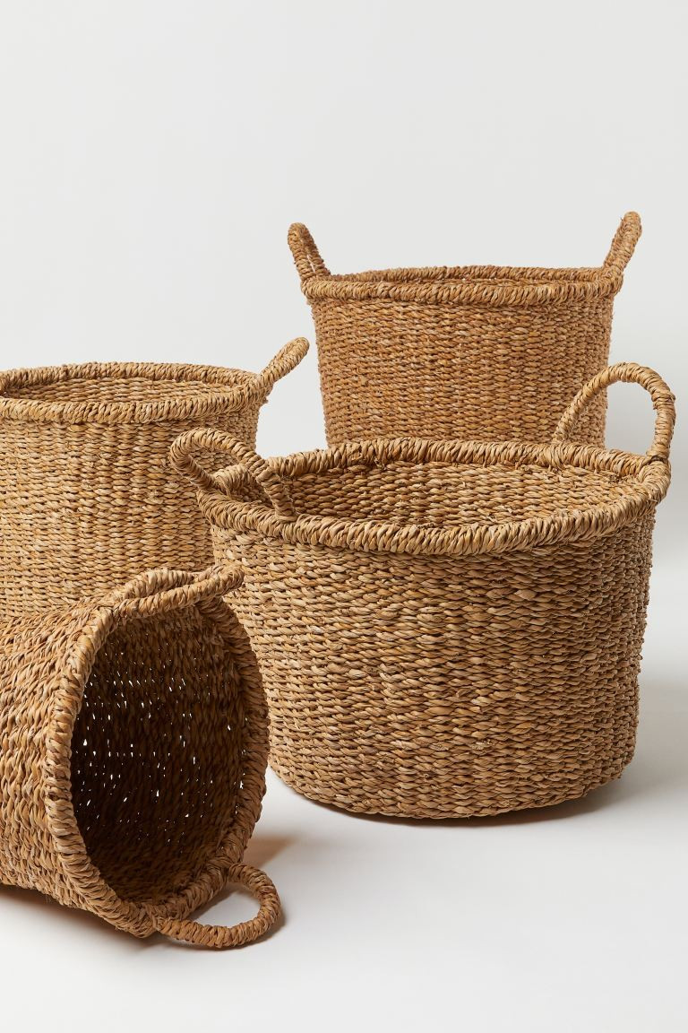 Large Seagrass Storage Basket | H&M (US + CA)