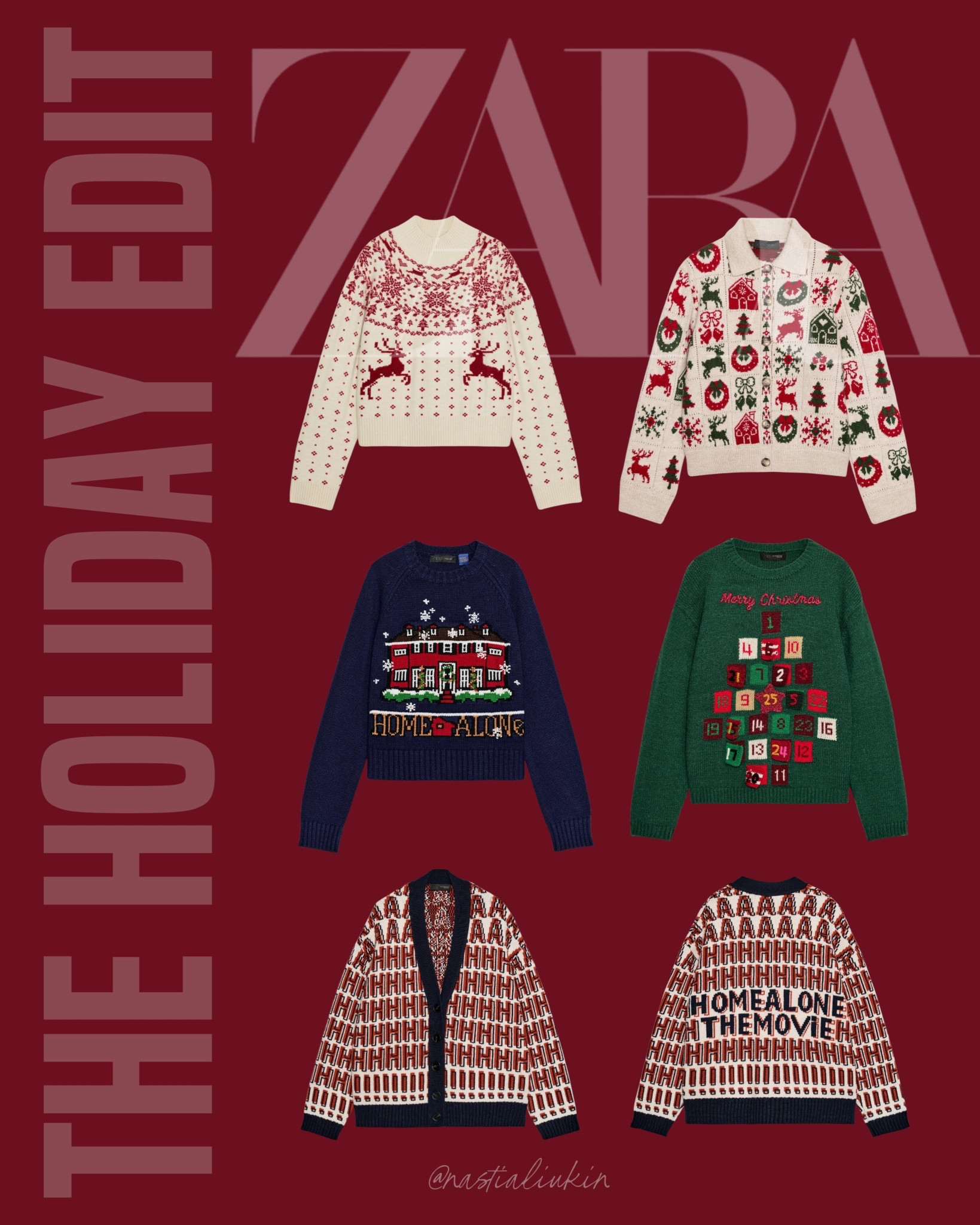 NEW from ZARA 🎄Holiday Sweaters 

#LTKHoliday #LTKGiftGuide