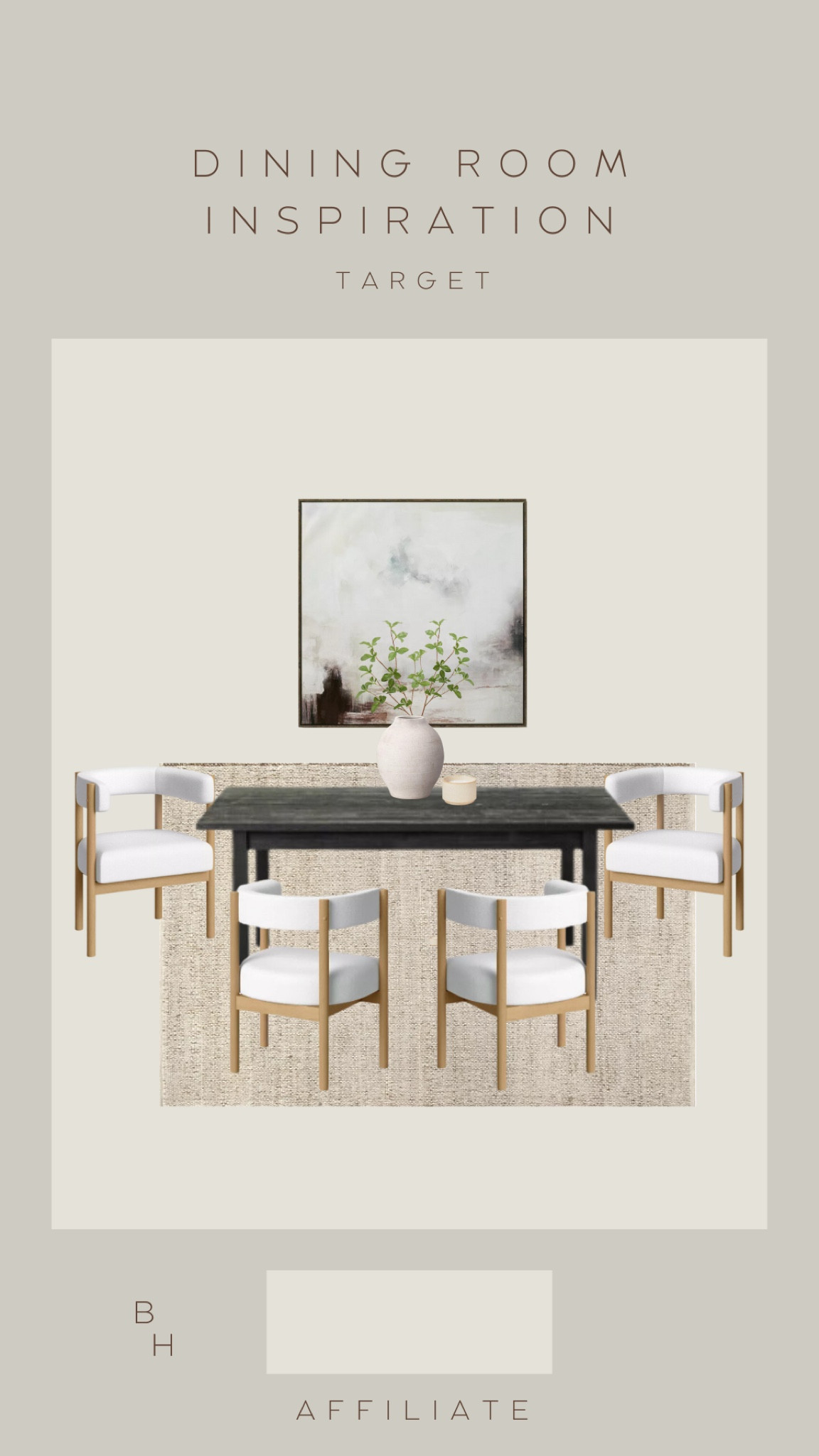 Neutral, affordable dining room inspo from Target!



#LTKhome