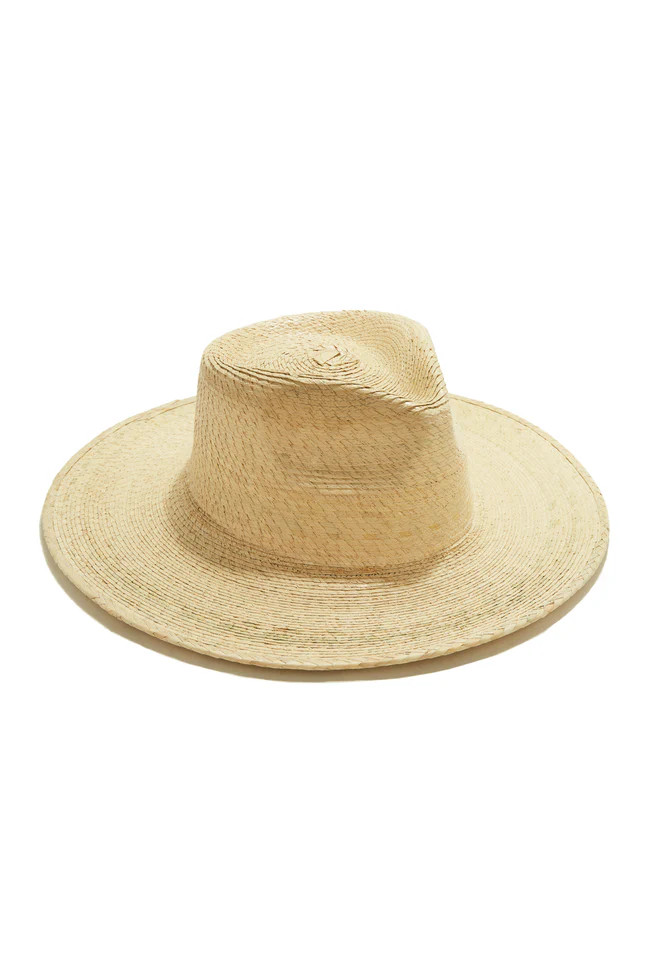 Miss Lola | Amenya Natural Palm Leaf Rancher Hat | MISS LOLA