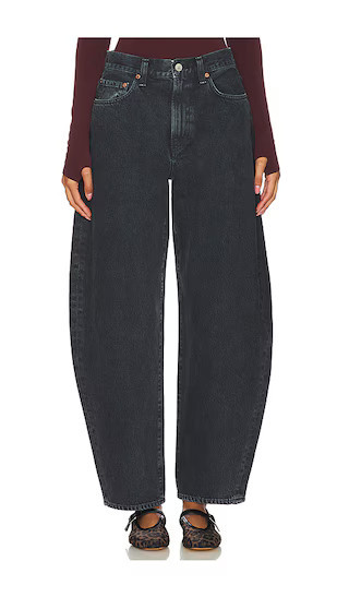 AGOLDE Balloon High Rise in Black. | Revolve Clothing (Global)