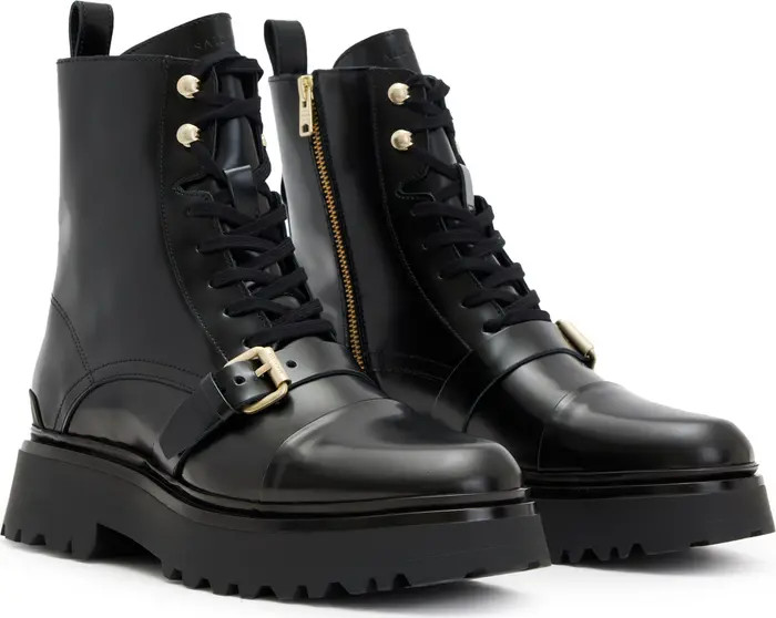 Stellar Cap Toe Combat Boot (Women) | Nordstrom