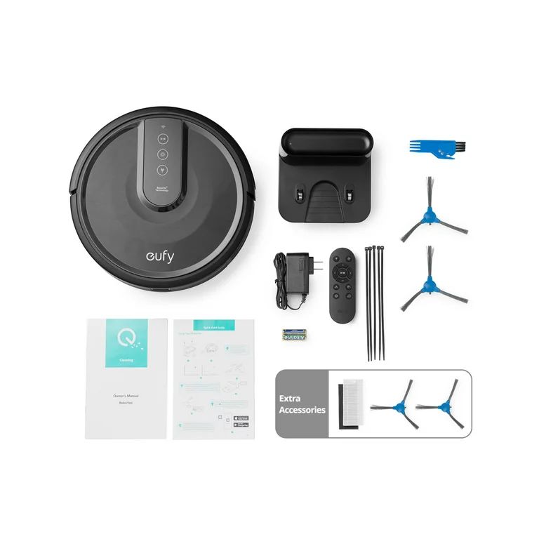 Anker eufy 25C Wi-Fi Connected Robot Vacuum, Great for Picking up Pet Hairs, Quiet, Slim | Walmart (US)
