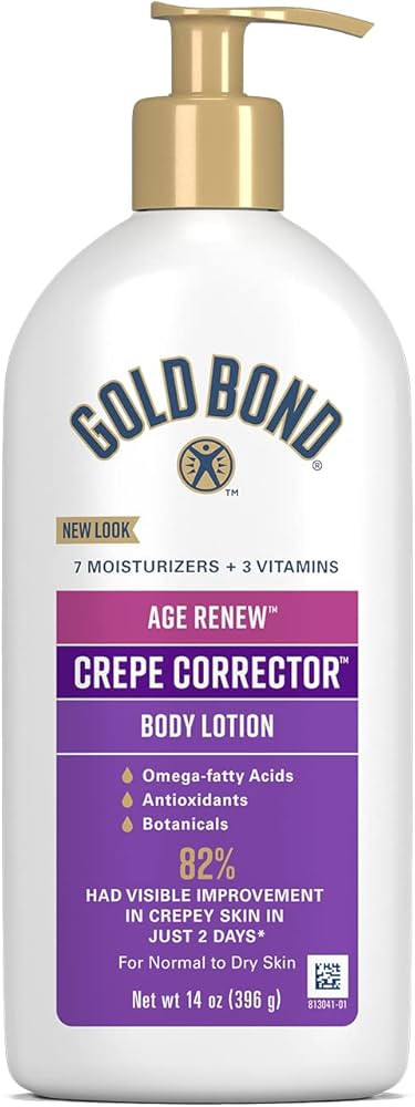 Gold Bond Age Renew Crepe Corrector Body & Face Lotion, Replenishing & Smoothing Formula, 14 oz.,... | Amazon (US)