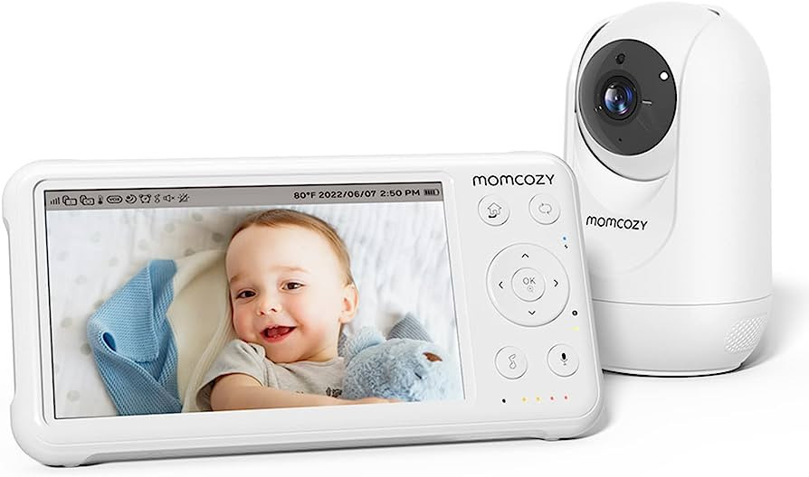 Momcozy Video Baby Monitor, 1080P 5" HD Baby Monitor with Camera and Audio, Infrared Night Vision... | Amazon (CA)