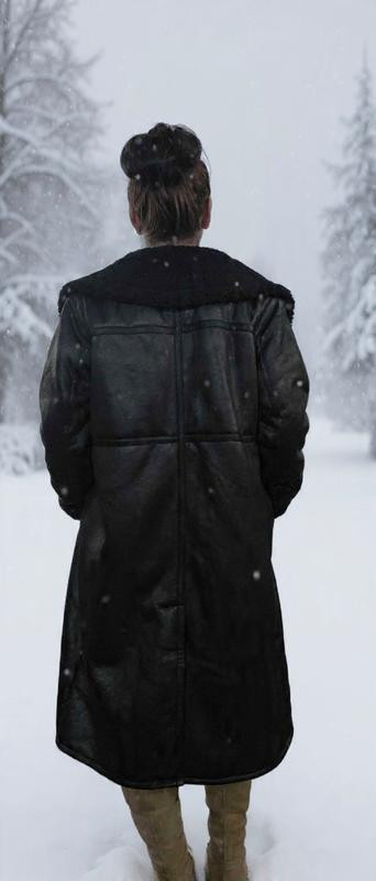 Women's FX Shearling Funnel Coat | Macy's