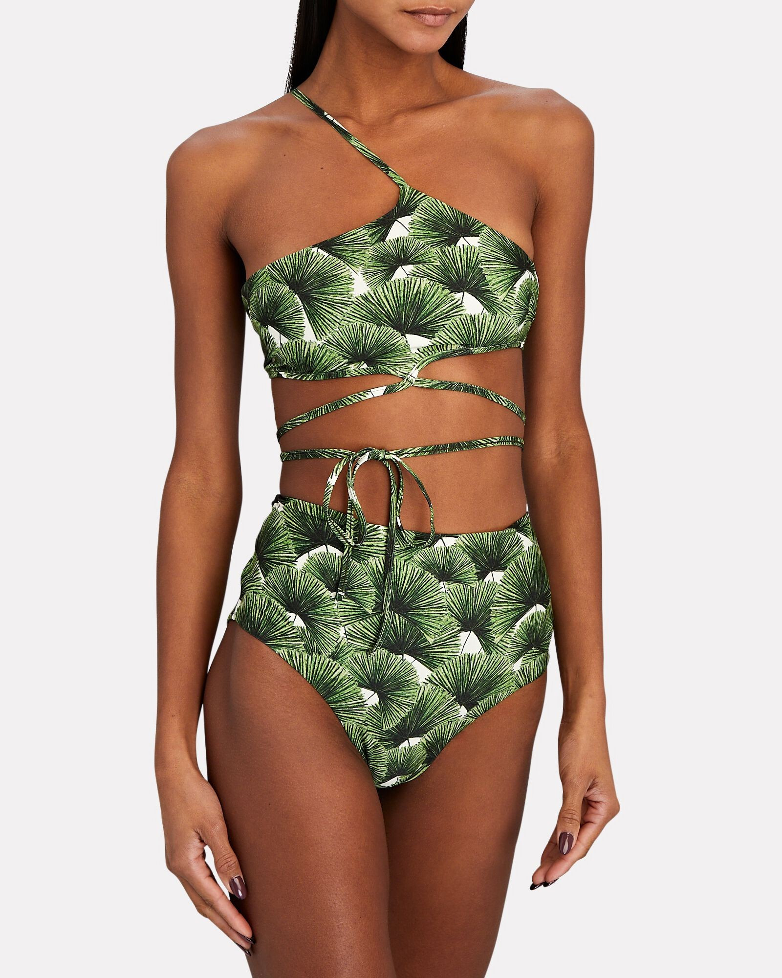 Azucena Palma One-Shoulder Bikini Top | INTERMIX