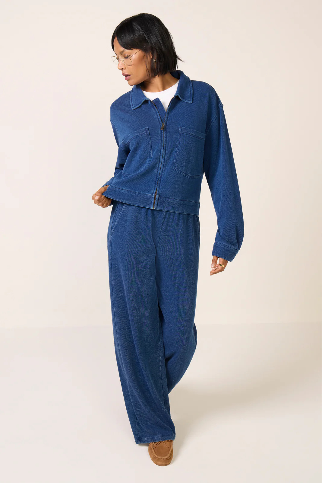 Heritage Knit Denim Jacket | Evereve