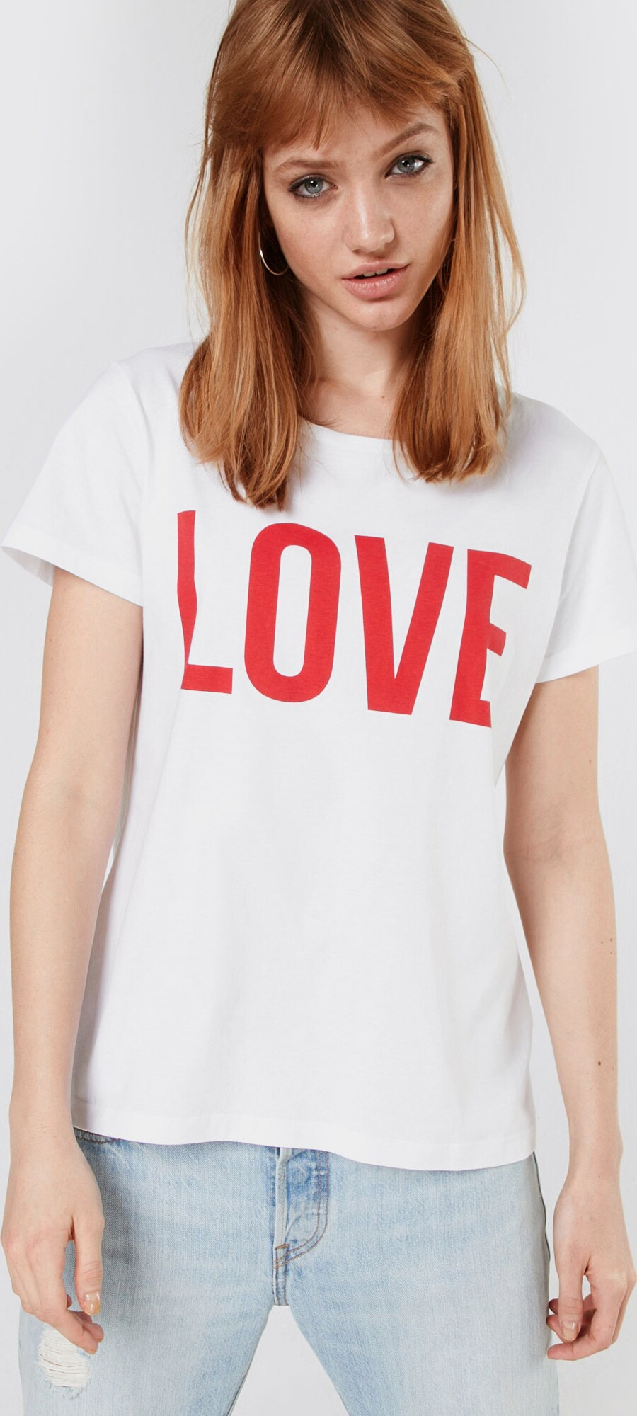 ONLY T-Shirt 'RIVA' in weiß | ABOUT YOU DE