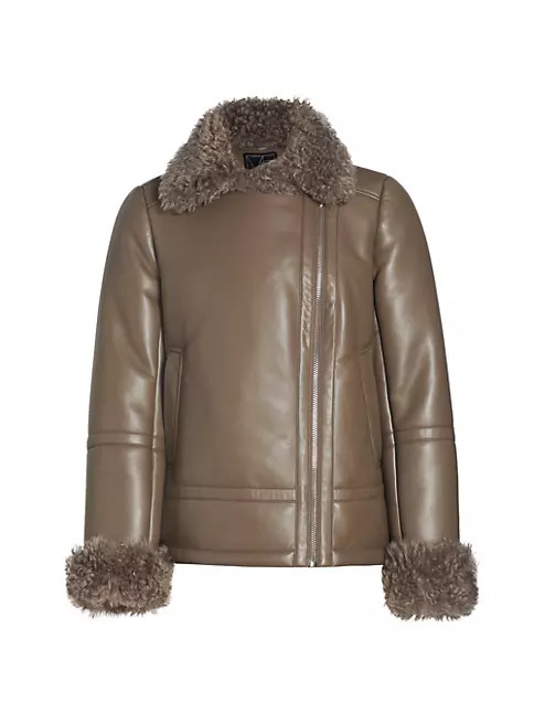 Thea Faux Leather Moto Jacket | Saks Fifth Avenue