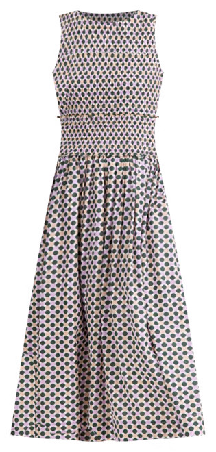 On 34th Women's Woven Printed Smocked Sleeveless Midi Dress, Exclusively at Macy's - Macy's | Macy's