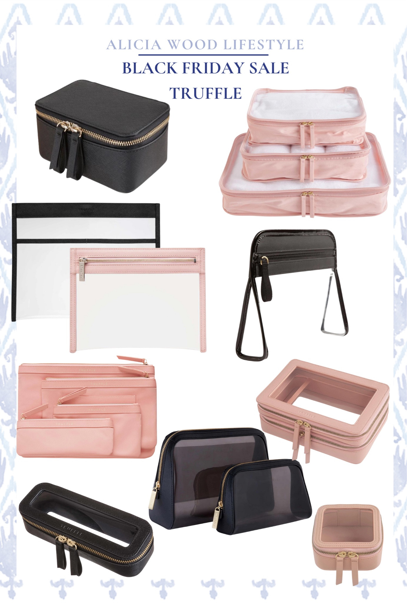 Truffle Black Friday Sale! Take 25% off select colors and styles

Black travel pouch, makeup bag, jewelry travel case, tech case, packing cubes & more! 

#LTKCyberweek #LTKsalealert #LTKHoliday