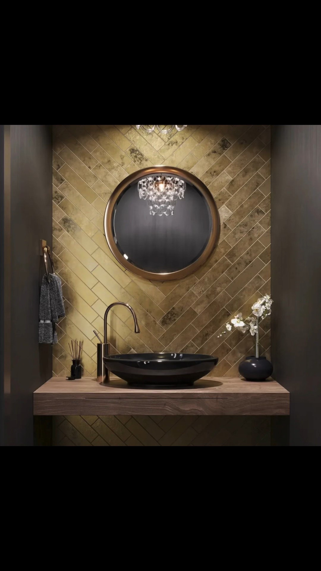 If your space could wear jewelry…it would look like this!  Stunning metallic glazed tile in liquid gold that adds a layer of quiet luxury that elevates everything around it!  Upgrade any space with these amazing tiles!  

#LTKHome