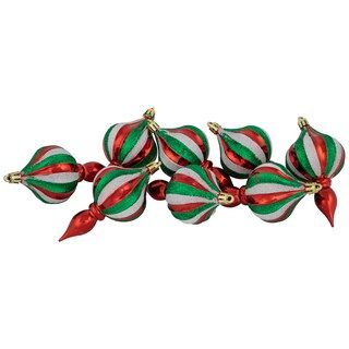 Northlight 8ct Traditional Colors Shatterproof Finial Christmas Ornaments, 4.75" | Michaels | Michaels Stores