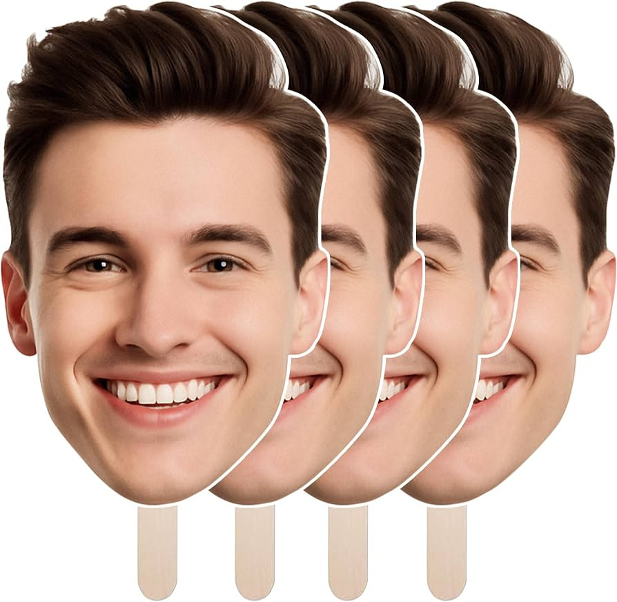 Big Head Cutout on a Stick \u2013 6" to 48" Personalized Face Cutouts for Graduation Party, Birth... | Amazon (US)
