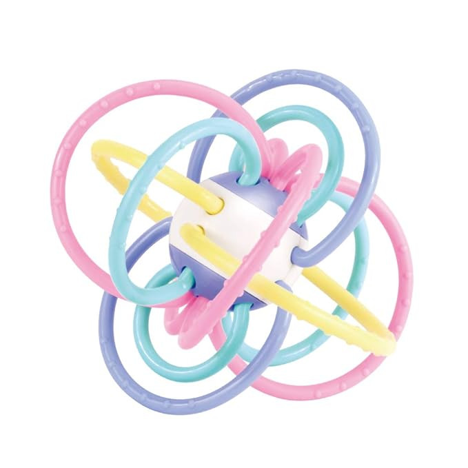 WEofferwhatYOUwant Sensory Teether – Soft Grasping & Chewing Toy for Infants – BPA-Free TPU R... | Amazon (US)