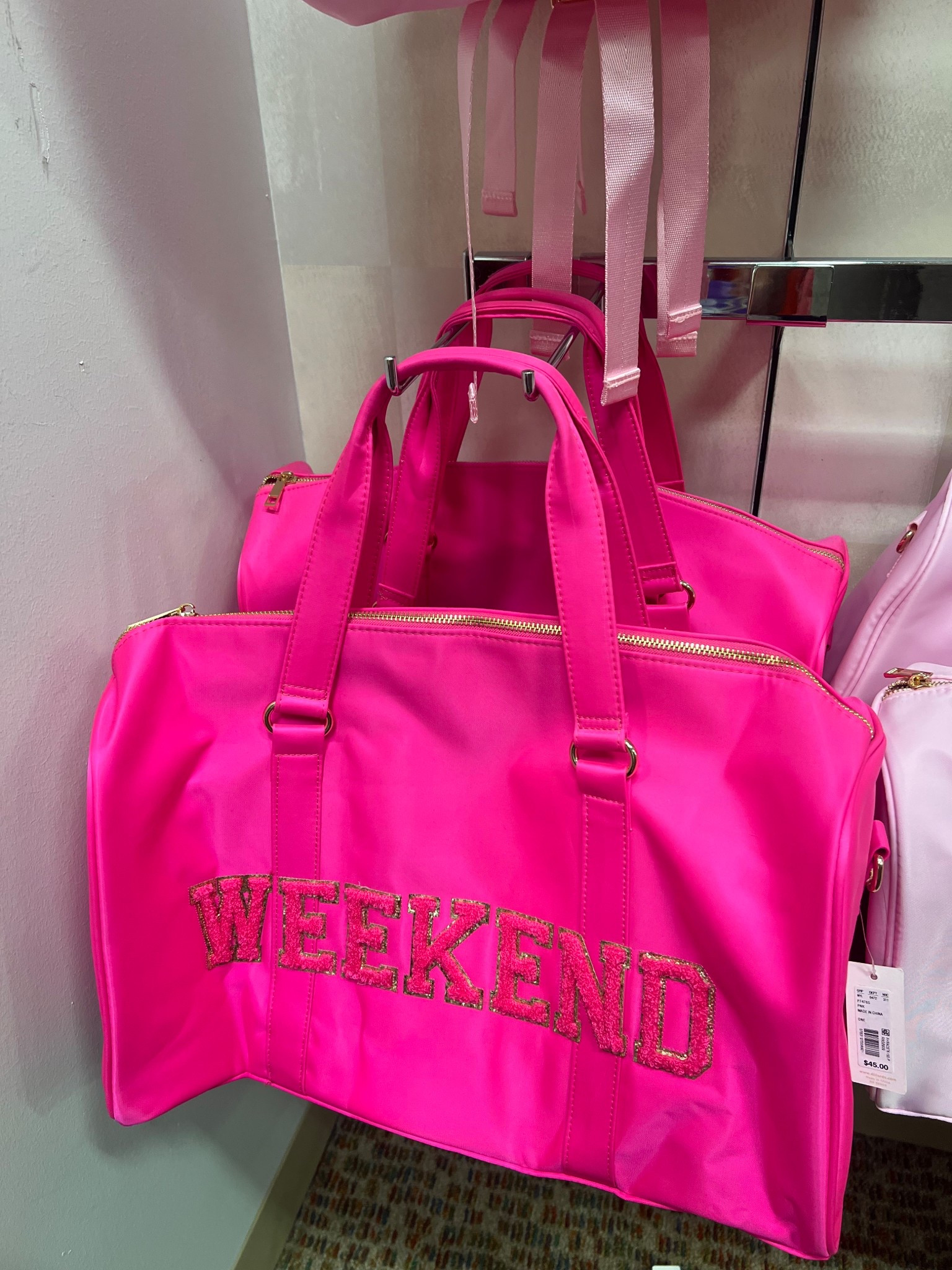 This weekend bag in the girls section at dillards immediately caught my eye and was totally Stoney Clover quality 😮😍🩷 

#LTKTravel #LTKKids #LTKItBag