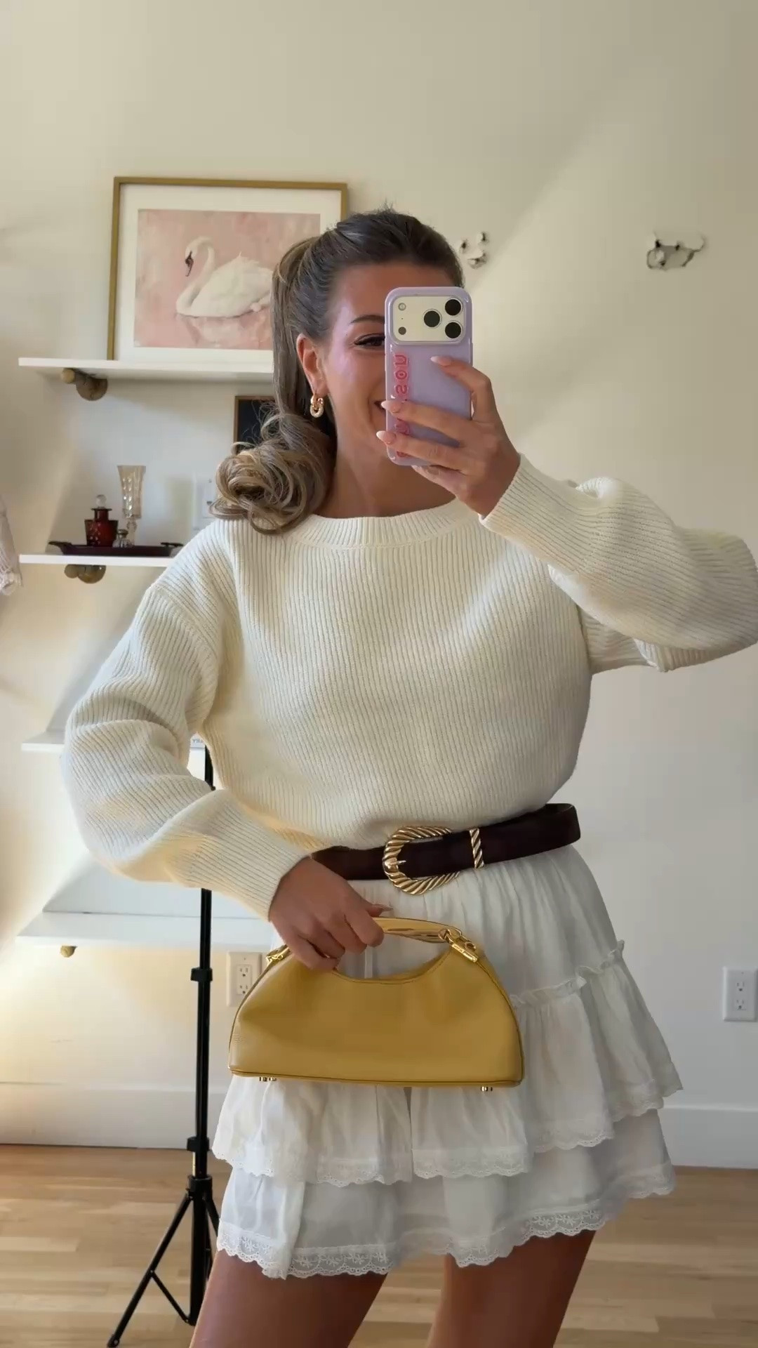 white tiered mini skirt styled with cream sweater, brown belt, and western boots cupshe fall vacation outfit for every girl 🍂 use ‘chic’ for 15% off sitewide on orders $70+ and 20% off sitewide on orders $135+

I’m 5’4” & wearing my usual smalls/2 

fall trip, fall dresses, autumn dresses, fall vacation, winter vacation, fall wedding guest dresses, wedding guest dresses, cocktail dresses, semi-formal dresses, black tie wedding guest dresses, destination wedding guest dresses, garden party dresses, wedding guest outfit ideas, fall dresses, autumn dress, bridal shower, babydoll dress, long sleeve dress

#LTKTravel #LTKU #LTKSeasonal
