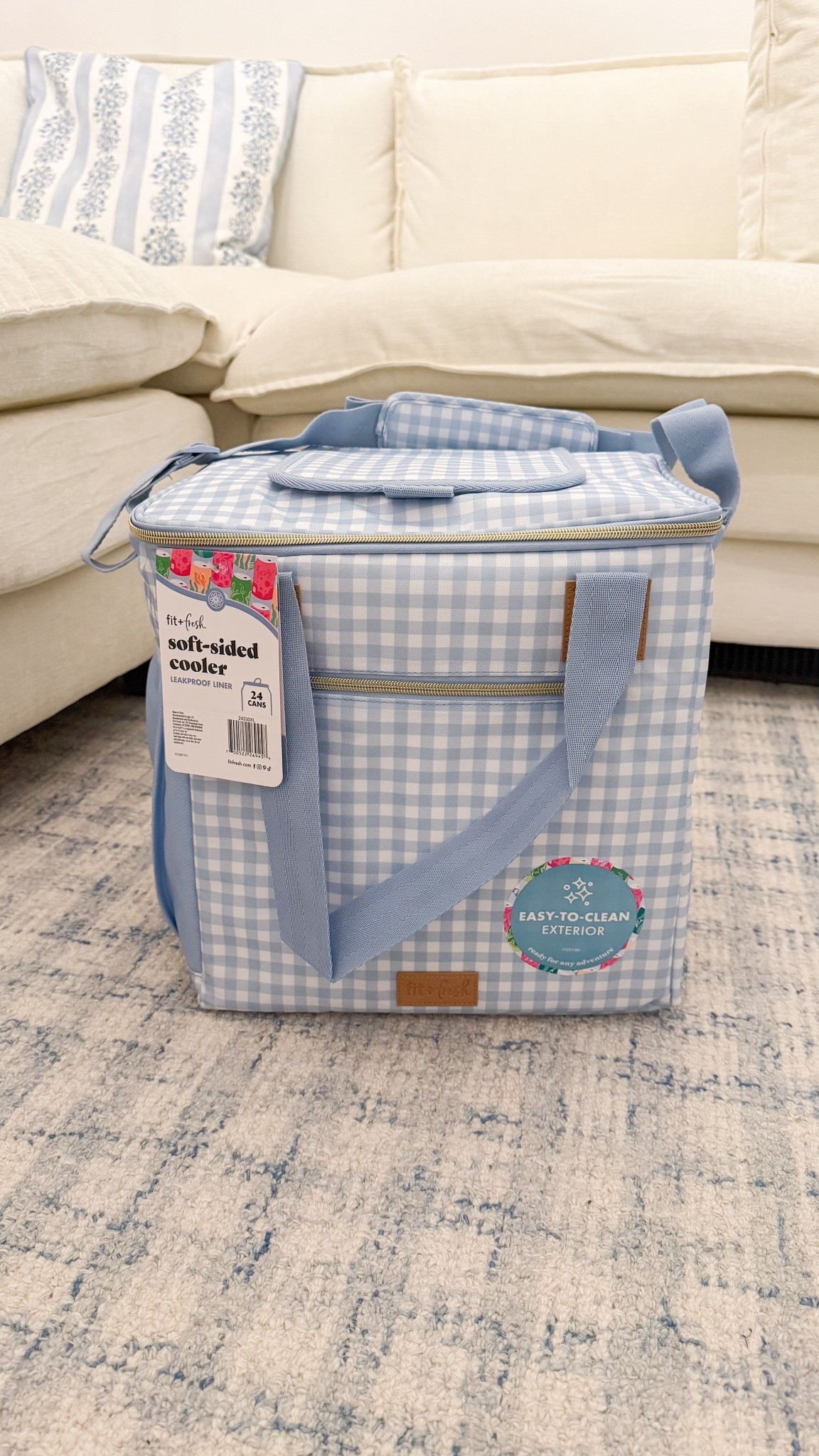 Gingham cooler! Holds 24 cans

#LTKfoodie #LTKmomlife #LTKTravel