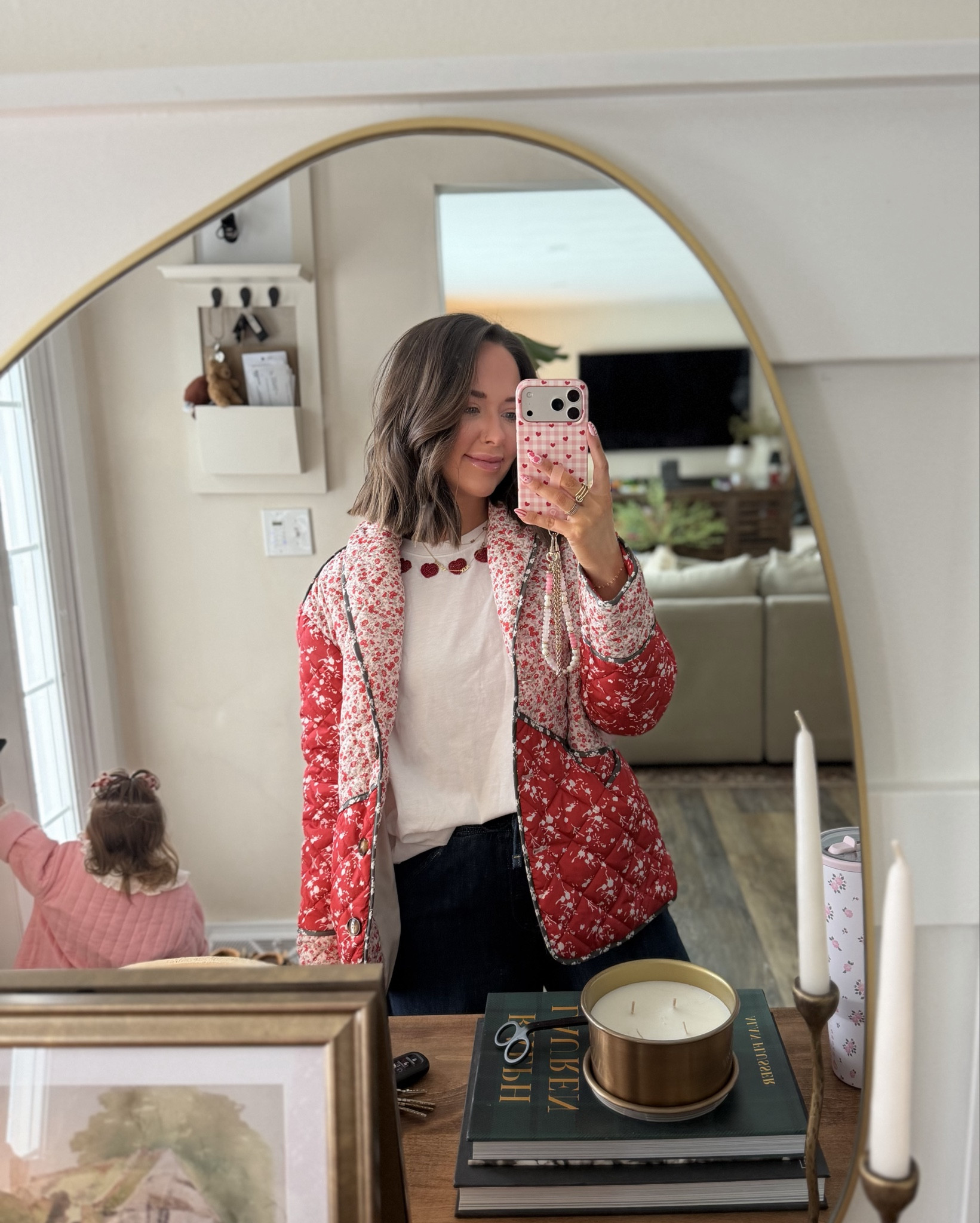 Embellished heart tee❤️ only $15! I’m in a size large and it’s the cutest, oversized little tee. Going to wash on delicate when I need to! Such a good price 🥰

My jackets no longer on Amazon but I linked similar!! ❤️❤️

Valentine’s Day, red hearts, weekend outfit 

#LTKValentine #LTKmomlife #LTKdayinmylife