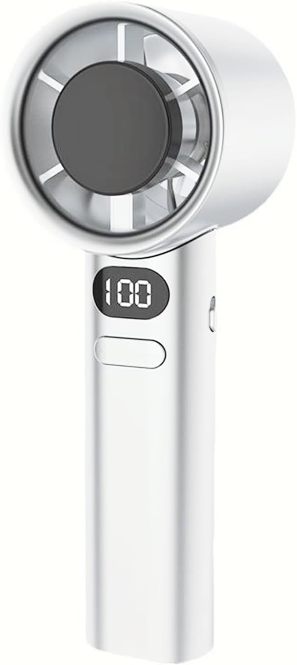Anncain Portable Handheld Turbo Fan, 2000mAh USB Rechargeable Personal Battery Operated Small Poc... | Amazon (UK)