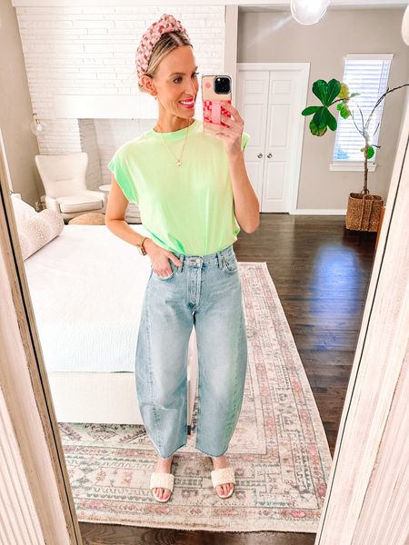 How fun are these wide legged jeans with this bright green top? 

Target / Target fashion / AGOLDE jeans / Kendra Scott / Spring outfit idea 

#LTKfindsunder50 #LTKfindsunder100