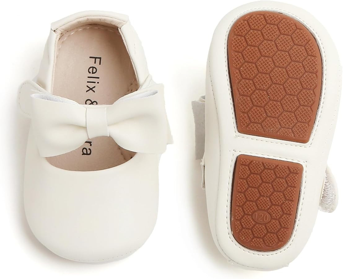 Soft Sole Baby Dress Shoes - Infant Baby Walking Shoes Moccasinss Rubber Sole Crib Shoes | Amazon (US)