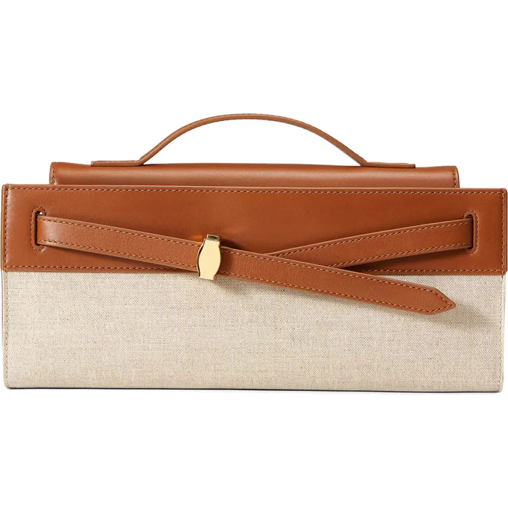 Veronica Beard Dash Clutch in Natural Hazel at Nordstrom | Nordstrom