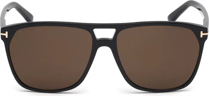 Tom Ford Shelton 59mm Flat Top Sunglasses | Nordstrom | Nordstrom
