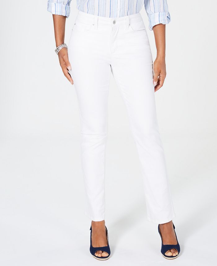 Charter Club Lexington Tummy Control Straight-Leg Jeans, Created for Macy's & Reviews - Jeans - W... | Macys (US)